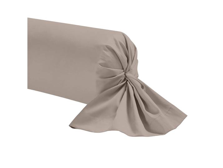 Taie de traversin percale lin 140 cm
