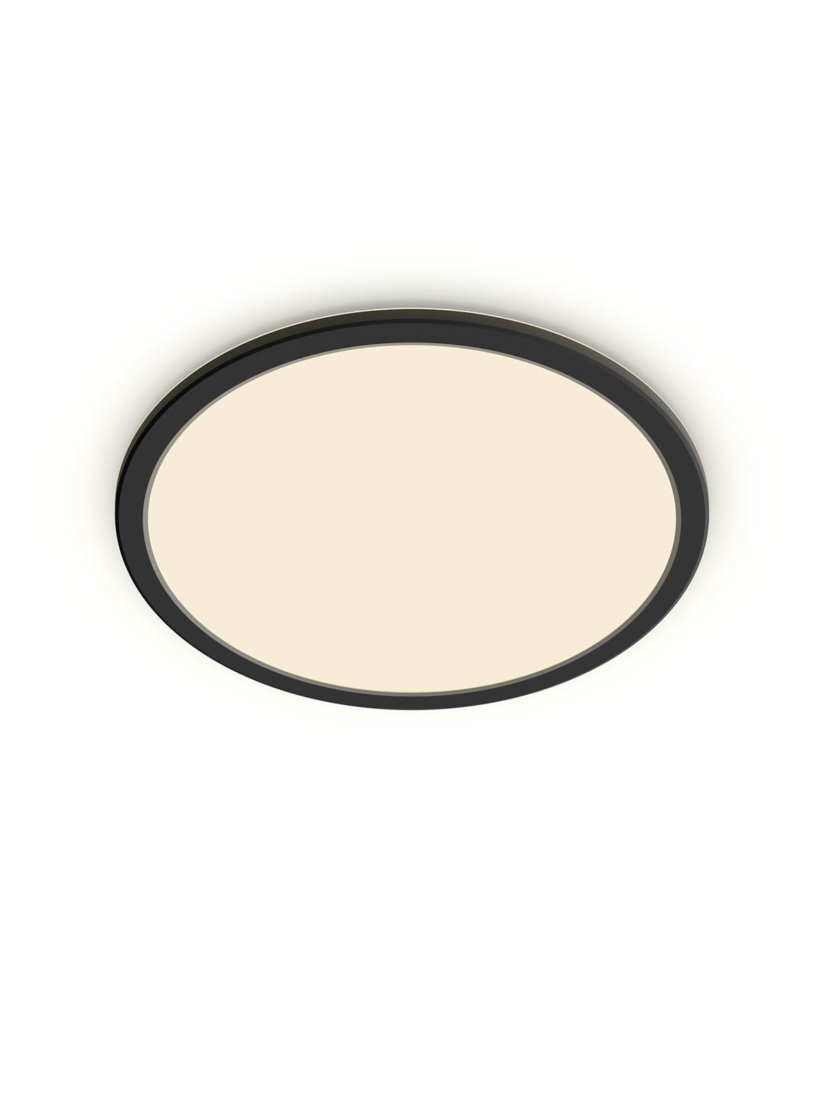 Philips Superslim CL550 Ceiling lamp Ø250 mm LED 15W 2700K SceneSwitch IP44, Black