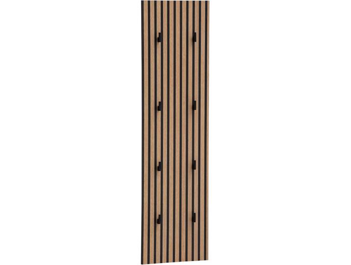 Garderobenpaneel SCHILDMEYER Ryker, Garderobenpaneel, Made in Germany, B: 30 cm , braun (akustikpaneel, optik), B:30cm H:110,6cm T:2,6cm, Holzwerkstoff, Garderobenpaneele, Garderobenpaneel, Solide Verarbeitung - Dieses Produkt ist in Deutschland gefertigt