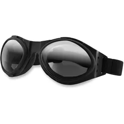 Bobster, Unisex, Sportbrille, Bugeye Extreme Sport (Schwarz, Black, Transparent), Mehrfarbig, Schwarz