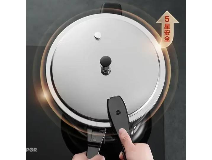 Autocuiseur - Acier inoxydable, épaissi, protection de sécurité pour un usage domestique, autocuiseur instantané.