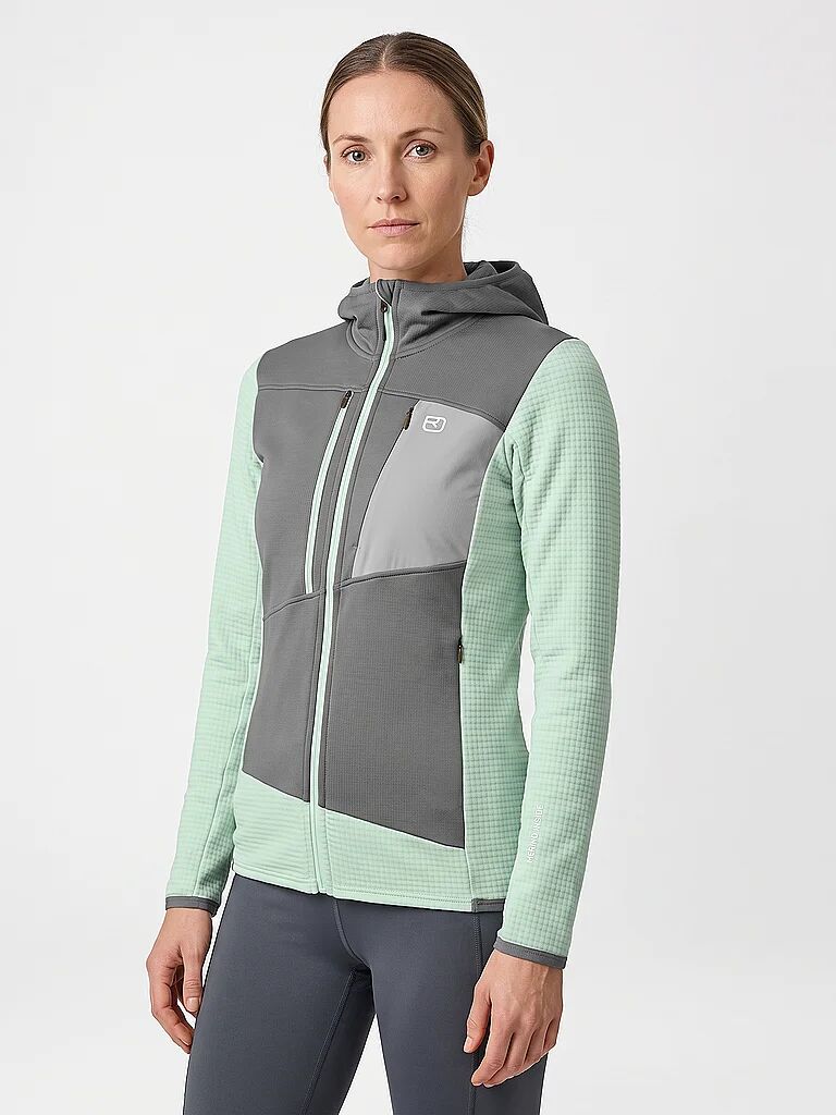 ORTOVOX Damen Fleecejacke Fleece Grid Hoodie hellgrün   XS W