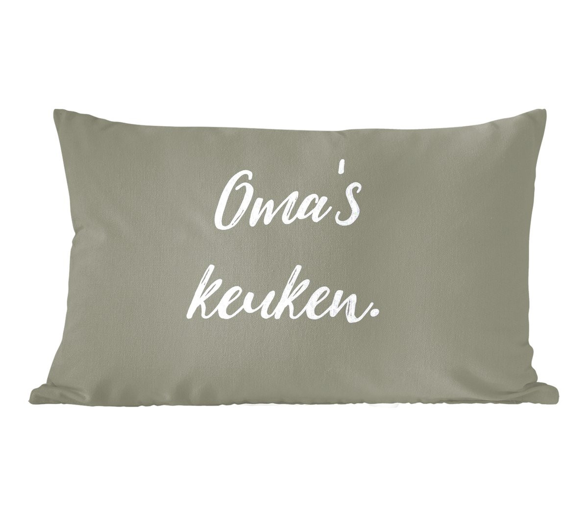 PillowMonkey Sierenkussen met Oma tekst - 50 x 30 cm