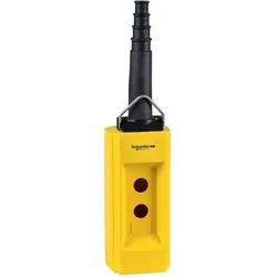 Schneider Electric XACB021 Leergehäuse für Hängetaster XAC-B, 2 Bohrungen+1 an der Geräteunterseite