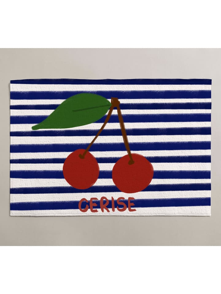 Really Nice Things Badvorleger "Cersie" in Blau/ Hellblau - (L)60 x (B)40 cm - onesize