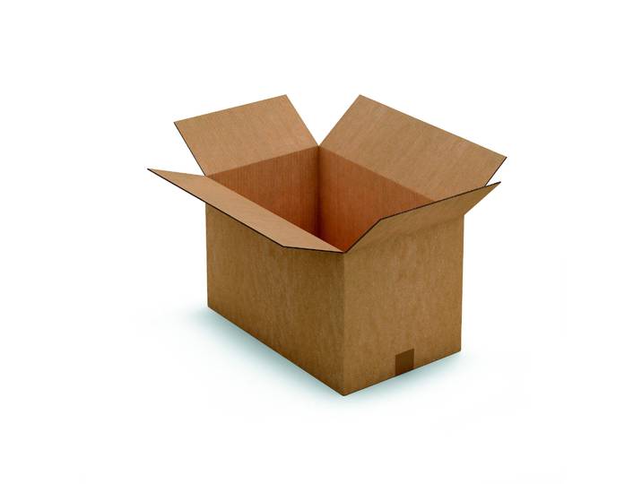 RAJA Caisse américaine carton double cannelure - L.50 x l.31 x H.31 cm - Kraft brun - Lot de 15