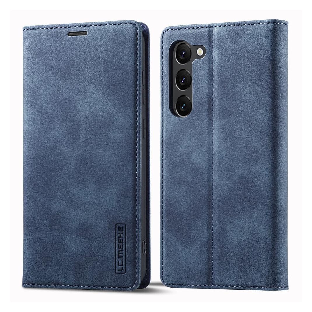 Cover-Discount Galaxy S23 - Stand Flip Case Hülle blau (Samsung Galaxy S23) (660122598C)