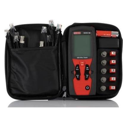 RS PRO RSVDV-100 Netzwerktester mit Tonsignal, Kabelprüfgerät, Cat3, Cat4, Cat5, Cat5e, Cat6, Cat6a (Kabeltester) (2413189)