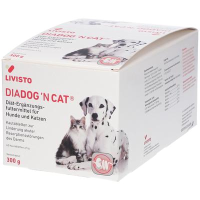 Diadog N Cat Kautabletten f.Hunde/Katzen 60x5 g