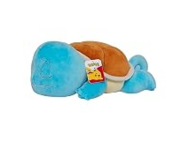 Pokémon Peluche endormie Carapuce - Peluche Exclusive de 45 cm Qui dort