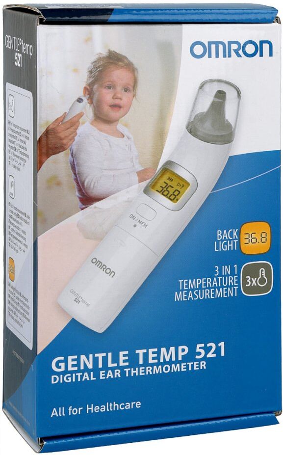 Omron Gentle Temp 521 digit.Infrarot-Ohrtherm.3in1