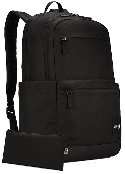 Mochila para portátil - Case Logic CCAM3216, 26 l, Bolsillo teléfono móvil y documentos, Compartimento tableta, con cremallera, Negro