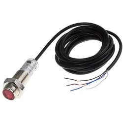 RS PRO Sensor fotoelektrisch M18 NPN diffus 2m, Automatisierung