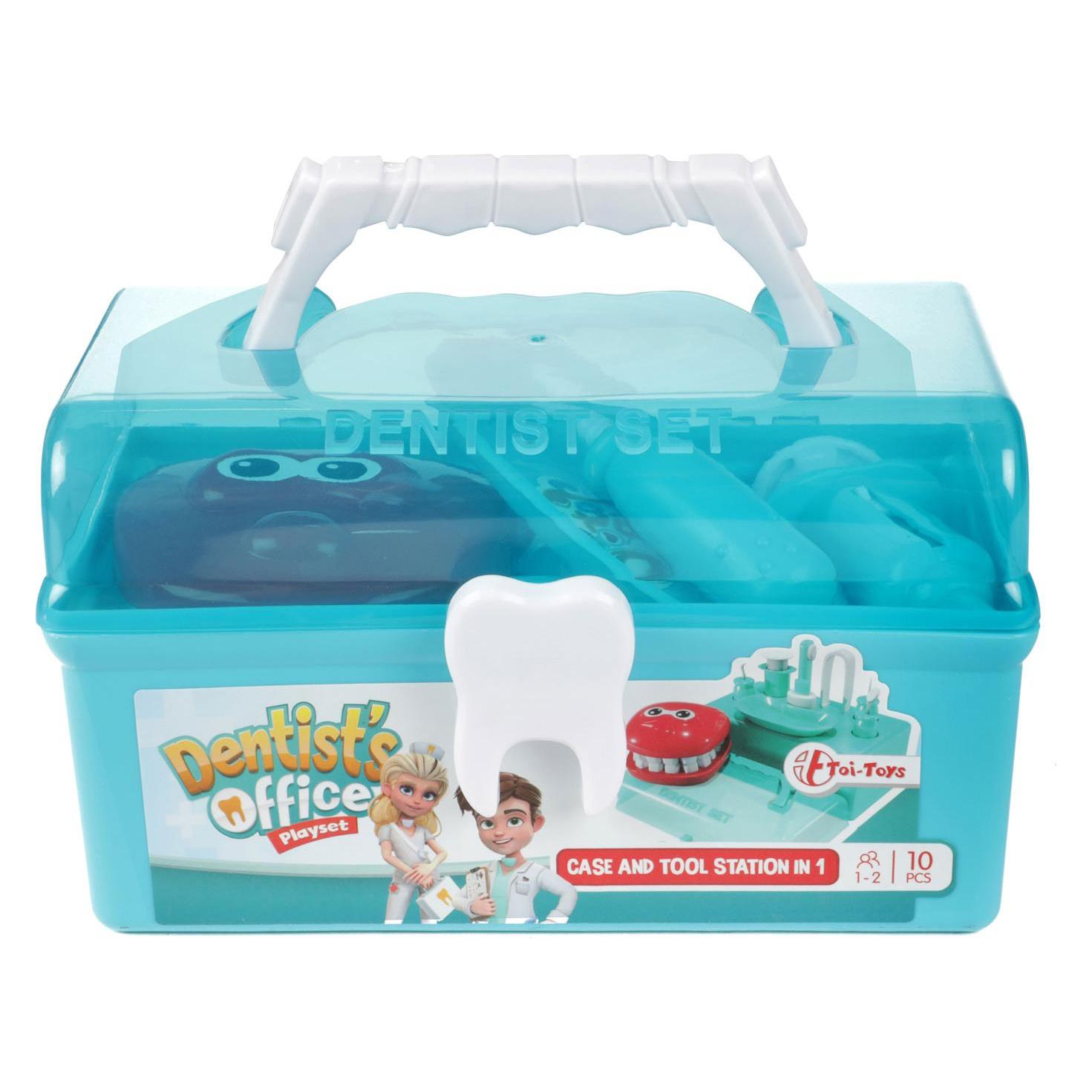 Toi-Toys ZAHNARZT Koffer Zahnarzt + Zubehör 10 Teile 13x (18102A)