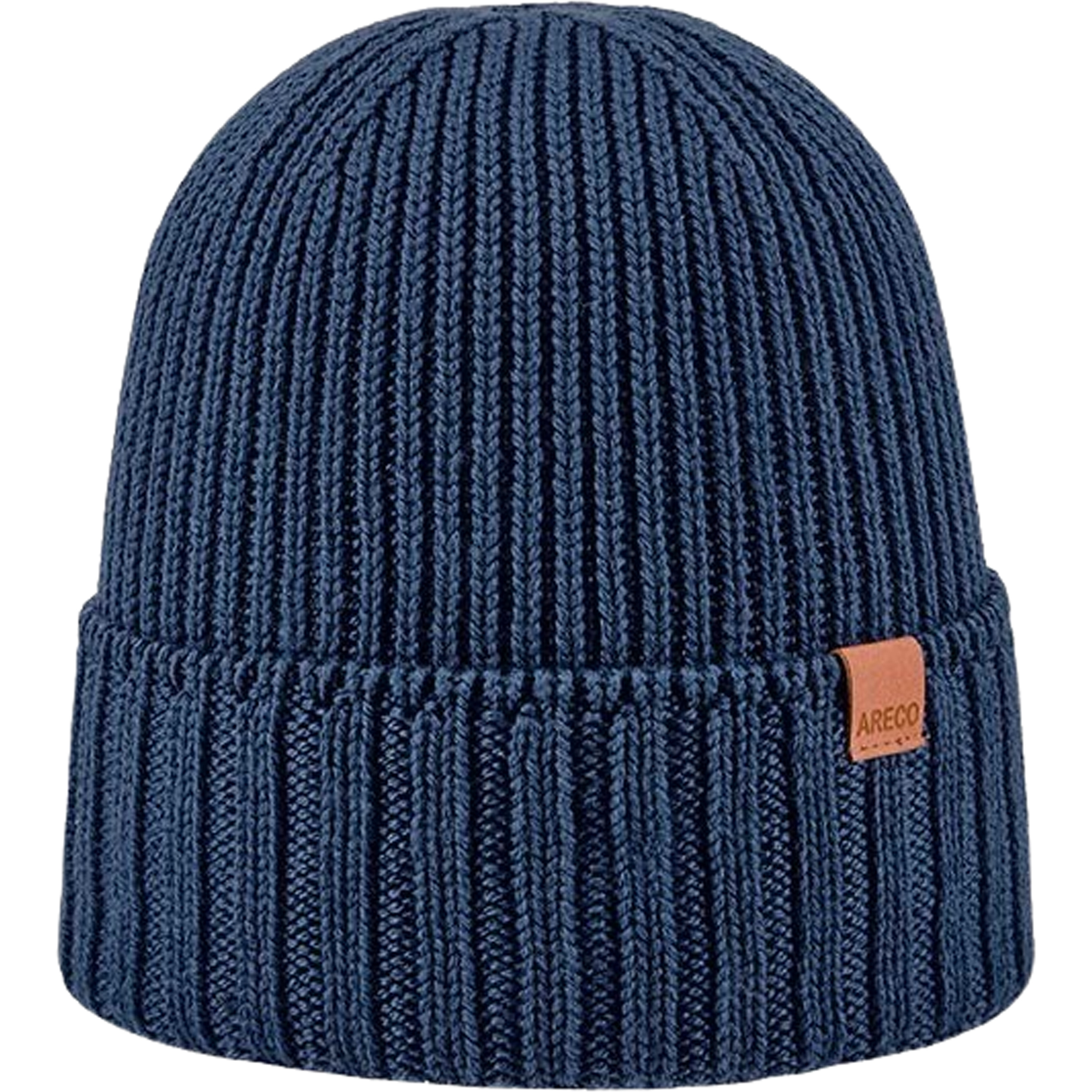 Areco Merino Herren Mützen & Beanies blau Lifestyle Atmungsaktiv Merinowolle