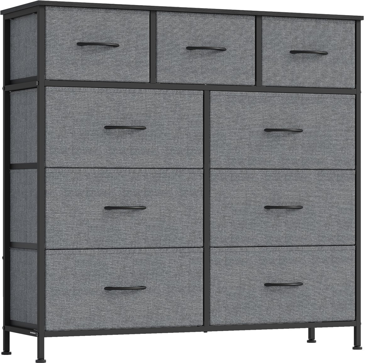 Songmics Ladekast met 9 lades en stalen frame in moderne stijl