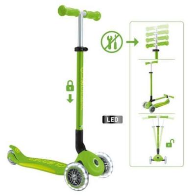 GLOBBER ELITE LIGHTS grün, mit Leuchtrollen