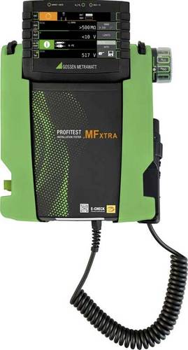 Gossen Metrawatt PROFiTEST MF XTRA LEMONGREEN Gerätetester-Set, Gerätetester kalibriert (DAkkS-akkreditiertes Labor) VDE-Norm 0100, 0100-600, 0105