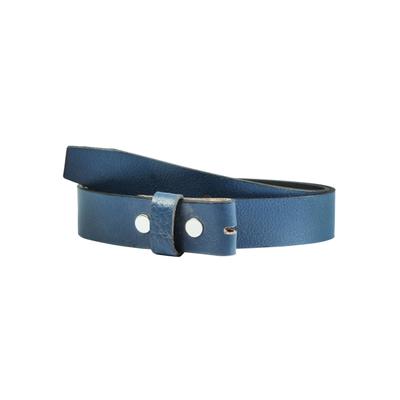 Ledergürtel LEONARDO VERRELLI "85 - 125 cm (Bundweite) in Blau aus 100% Echtleder, für", Damen, Gr. 85, blau, Echtleder, Gürtel Ledergürtel