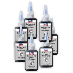 7x Klebstoff LIQUI MOLY 3807 Buchsen- und Lagerbefestigung Kleber Gummi Metall 50g