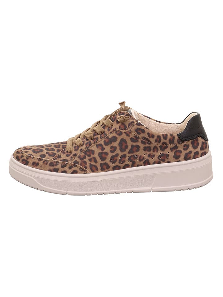 Legero Leder-Sneakers "Rejoise" in Hellbraun - 38