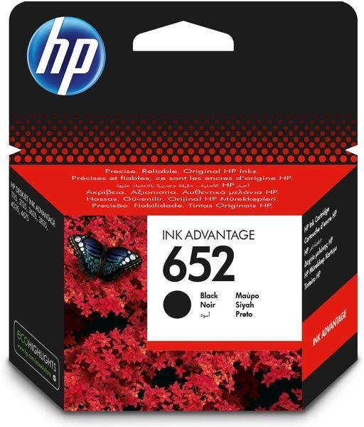 HP 652 (F6V25AE) - Schwarz - Druckerpatrone