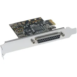 InLine Schnittstellenkarte, 1x parallel 25pol, PCIe (PCI-Express)