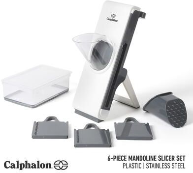 "Calphalon Aero Mandoline Slicer, Manual Vegetable Chopper - 4.6"" x 4.13"" x11.54"""