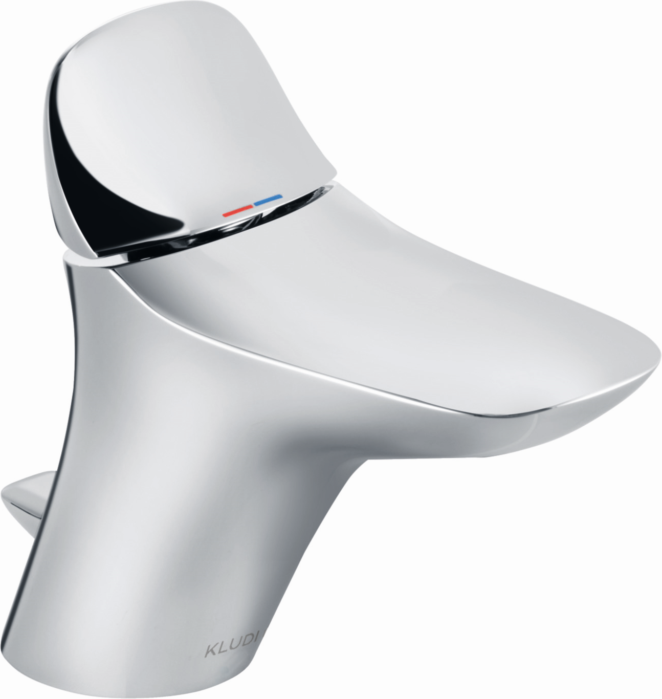Kludi Amba chromé, saillie 130 mm, avec valve pop-up