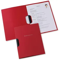 Oxford, Mappe, 10 Bewerbungsmappen Excellent DIN A4 rot (A4, 10x)