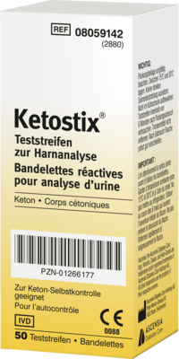 Ascensia Diabetes Care Deutschland GmbH KETOSTIX Teststreifen 50 St 01266177