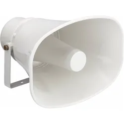 Monacor Druckkammerlautsprecher (Passiv), PA Lautsprecher, Weiss