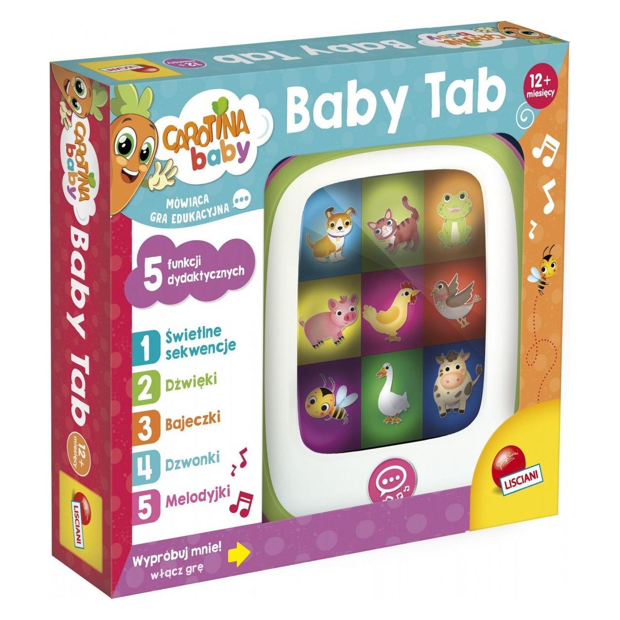 Lisciani Carotina-Tablet für Babys mit 5 Lernfunktionen (55784) (304-PL55784)