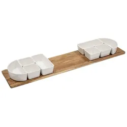 ladelle Servier-Set Alto 91,4 x 21,2 cm Porzellan Braun M (Medium)