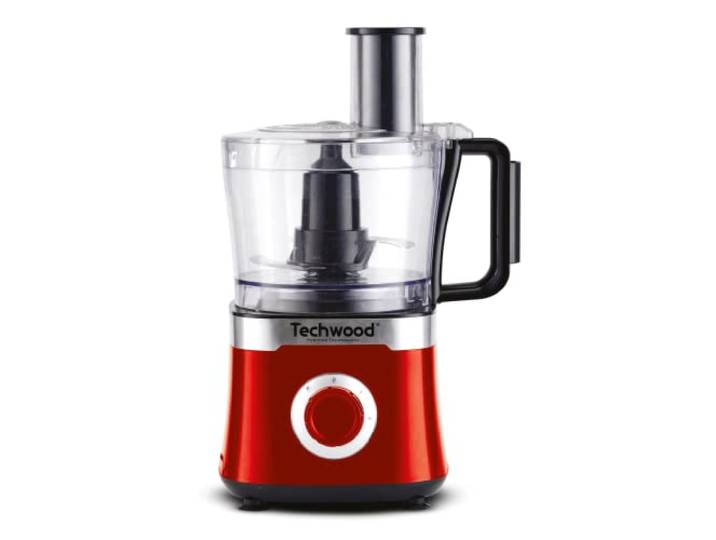 Techwood TRO-6855 multifunctionele keukenmachine, rood