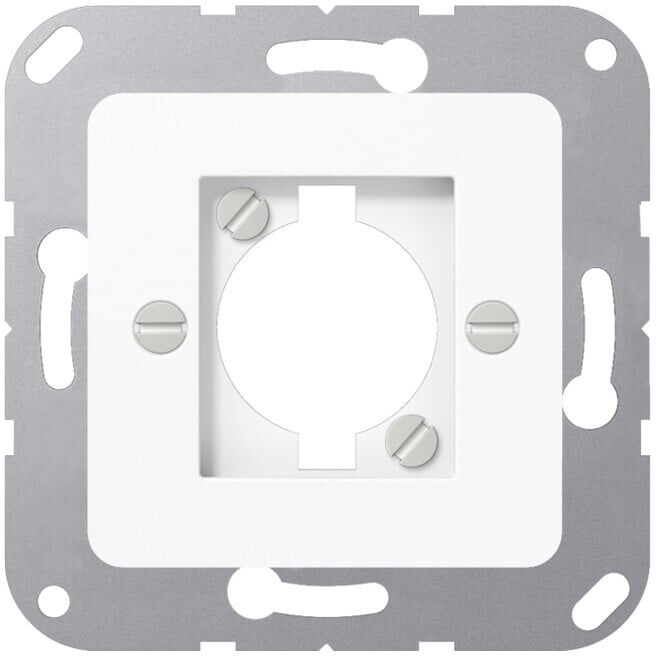 Jung Plaque centrale pour connecteur haut-parleur 168-1 WW (168-1WW)