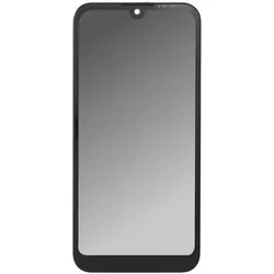 OEM Display-Einheit + Rahmen für Huawei Y5 2019 schwarz, ohne Logo (Display, Huawei Y5 (2019)), Mobilgerät Ersatzteile, Schwarz