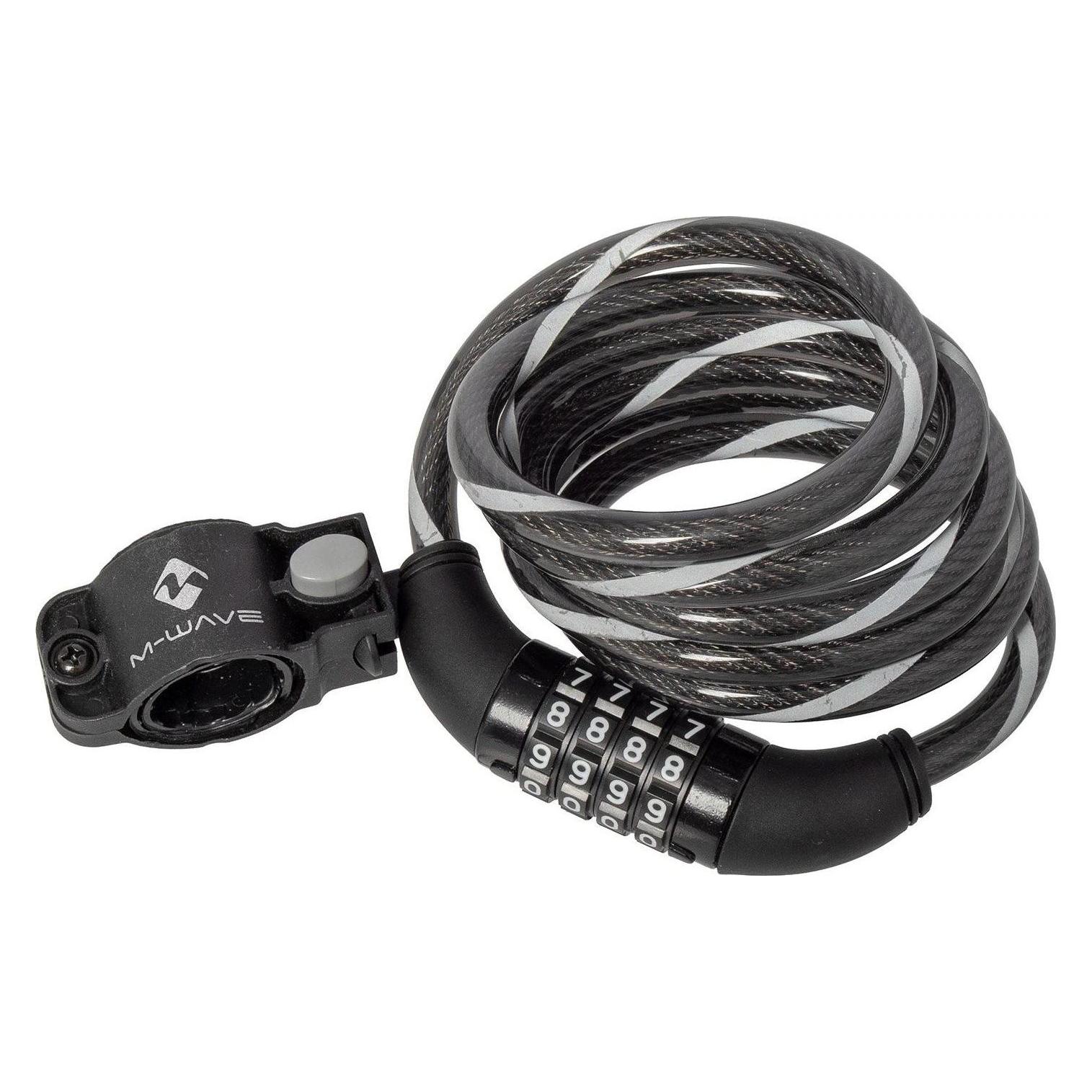 M-Wave Veloschloss DS 10.18 Illu Spiralkabel (180 cm) (230601)