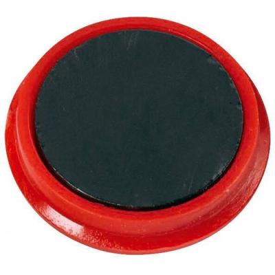 ALCO Haftmagnet Metall Kunststoff 40mm TG 800 g rot VE=20x10 Stück