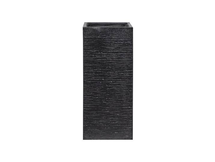 BLUMENTOPF schwarz quadratisch 26/26/60 cm Dion