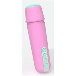 Mobility on Board Lautsprecher & Karaoke KS-80 (5 h), Bluetooth Lautsprecher, Rosa, Pink