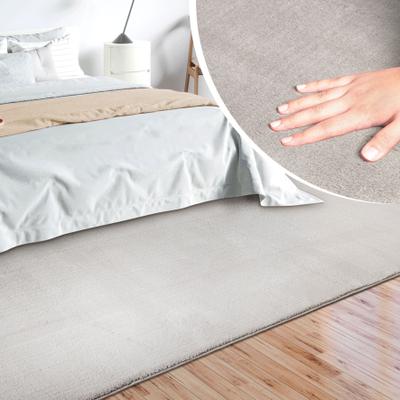 Teppich MERINOS "Loft 37, Kunstfellteppich", beige (natur), B:200cm H:16mm L:280cm, Polyester, Teppiche, Teppich, weich und kuschelig, Fell Haptik, Anti-Rutsch-Unterseite