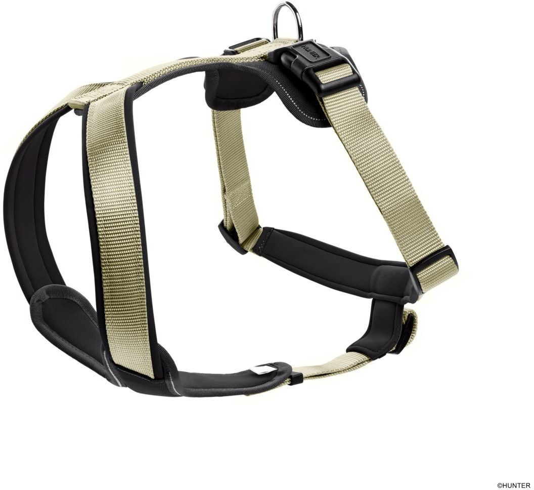 DOG SPORT HUNTER Geschirr Neopren S, oliv/schwarz