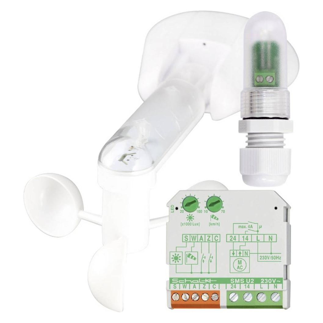 Kaiser Nienhaus Grenzwertschalter Sonne/Wind Unterputz inkl. Sensor (336900)
