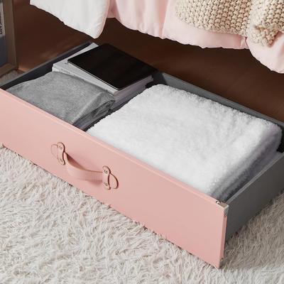 Texture® Brand - Rolling Under Bed Storage Drawer by DormCo