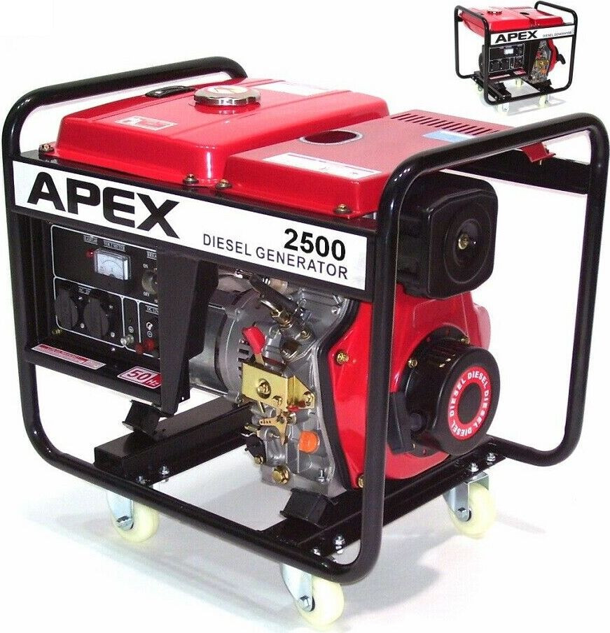 Apex Dieselgenerator 2500 Noodstroomaggregaat 06283