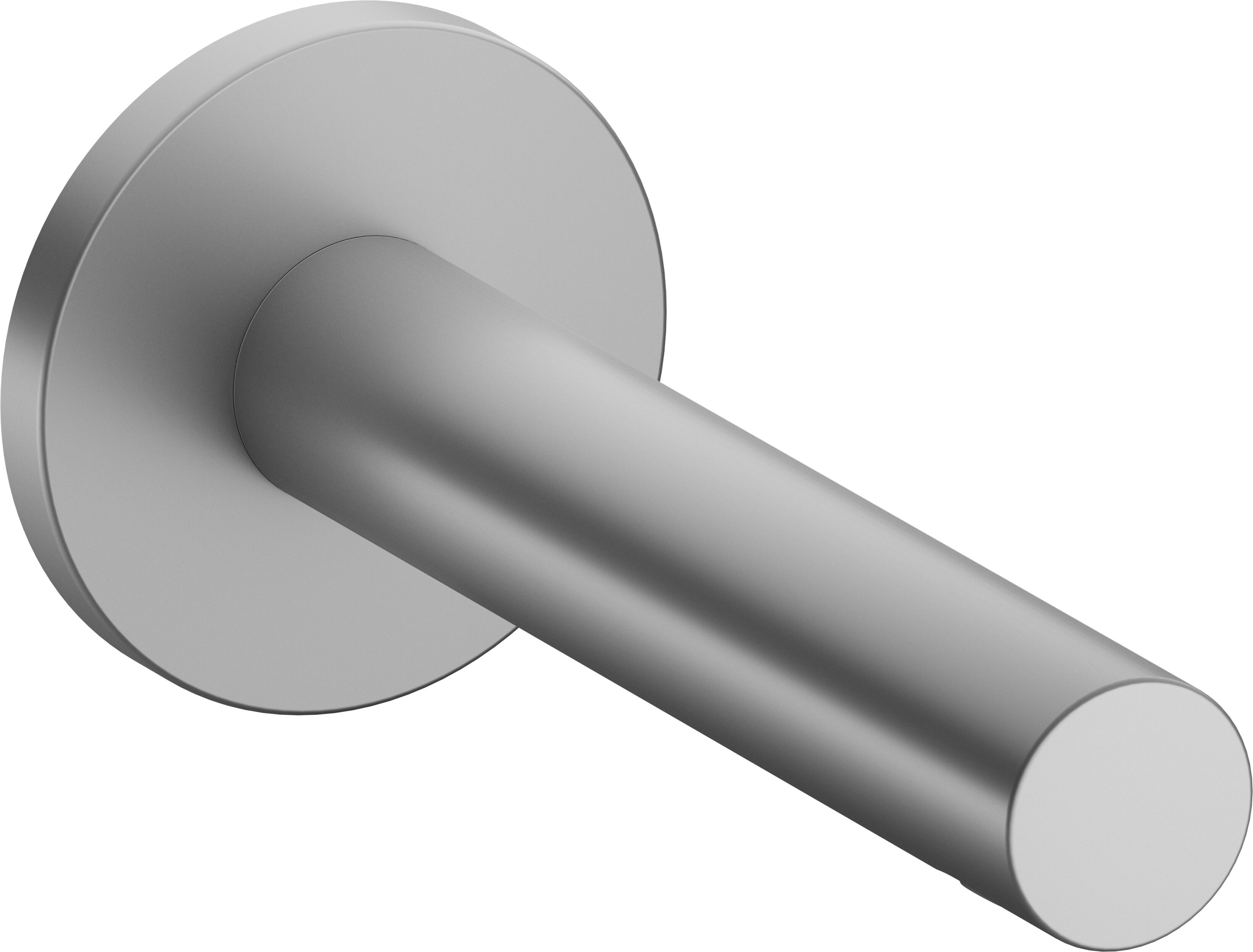 Keuco bec de baignoire 59545170101 202 mm, finition aluminium, rosace ronde
