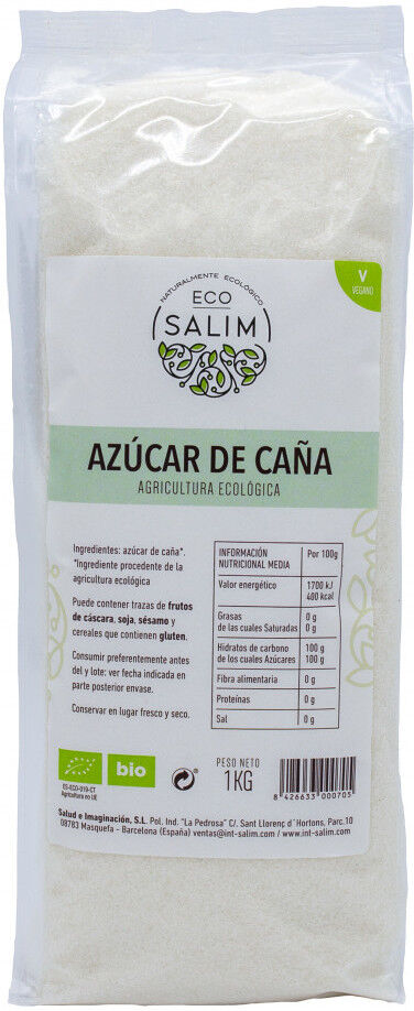 ECO-SALIM Azúcar de Caña Ecológico 1 kg