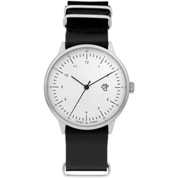 CHEAPO - HAROLD - silber - weiß - schwarz / 40 MM