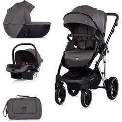 Chipolino, Kinderwagen, Kombikinderwagen 3in1 Imperium (0 Monate - 4 Jahre)